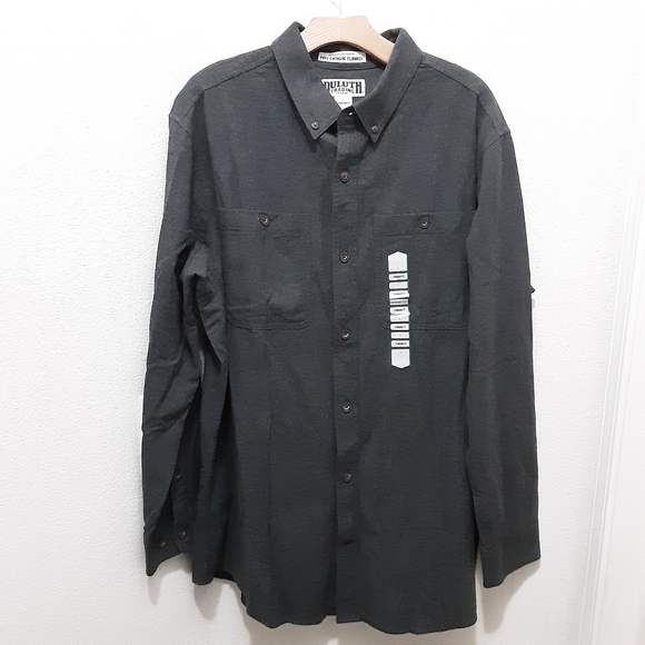 Duluth Trading Free Swinging Flannel Large Standard Fit Oversize